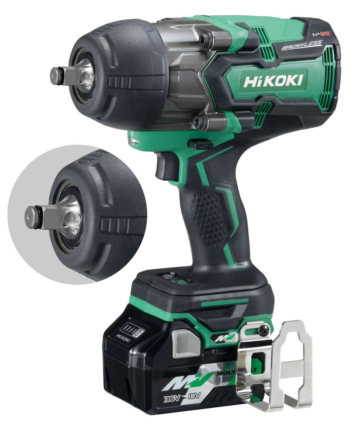 Hitachi WR36DB Cordless Impact Wrench Kit