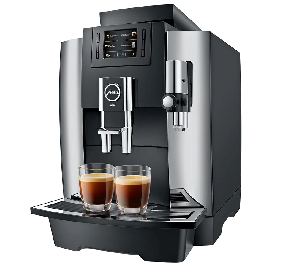 Jura WE8 Professional Automatic Coffee Machine, Chrome