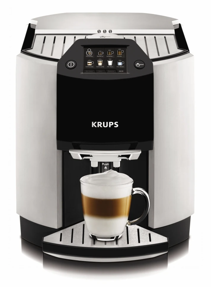 Krups Barista One Touch Espresso Machine, Stainless Steel