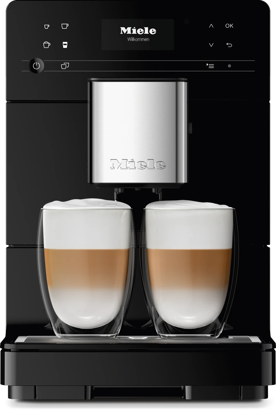 Miele CM5310 Silence Automatic Coffee Machine, Stainless Steel