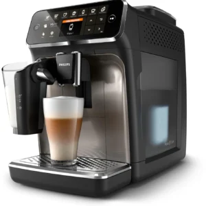Philips 4300 LatteGo Automatic Espresso Machine, Black