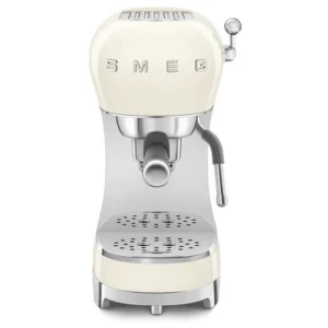 SMEG ECF01 Espresso Machine Premium Edition, Cream